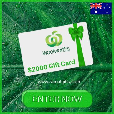 woolworths australia gift cards